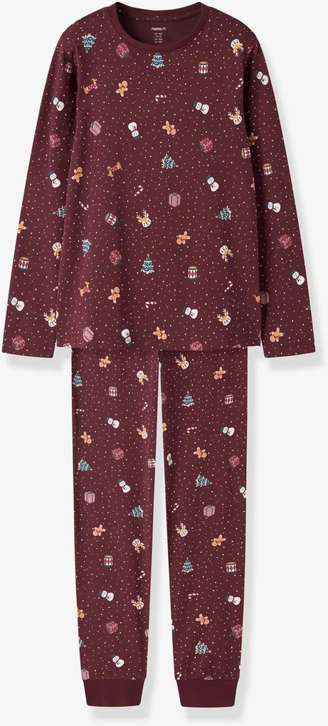 Pijama de Natal name it criança bordeaux