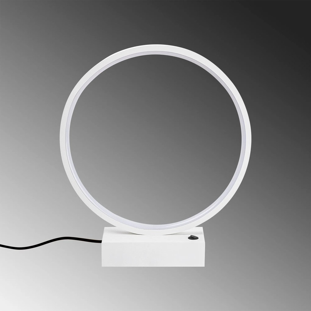Candeeiro de Mesa Halka – Branco – 30x35x9 cm