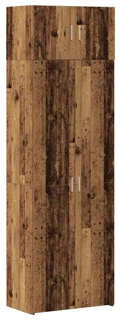 Armário de Armazenamento vidaXL Madeira Antiga 70x42.5x225 cm Madeira