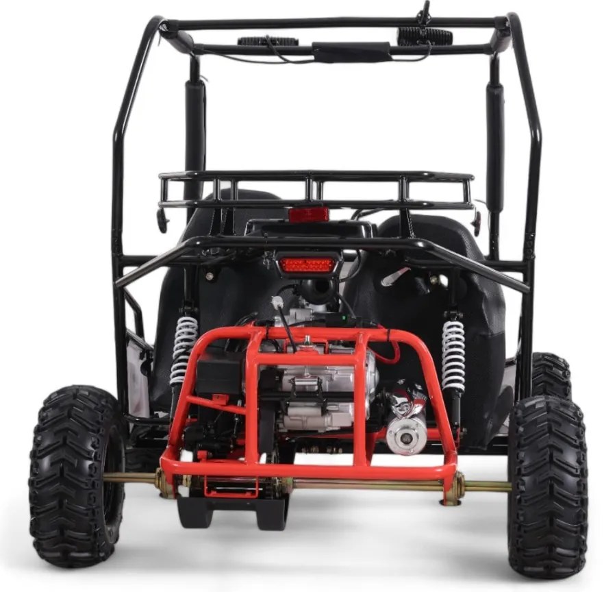 Buggy gasolina para crianças 125cc Roan Triton 2 Lugares R7 Vermelho