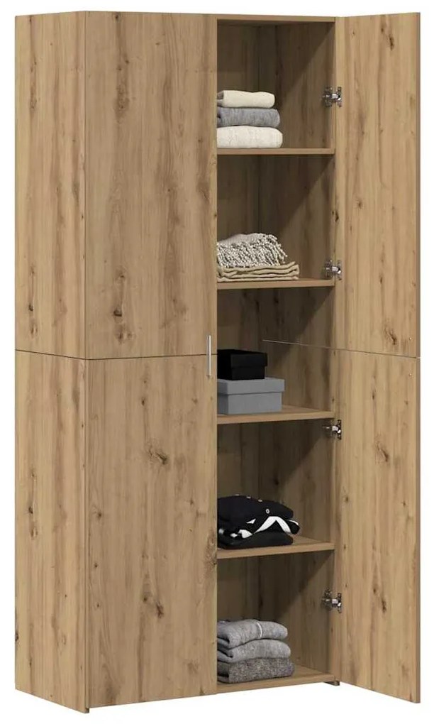 Buffet Alto Carvalho Artesanal 40x42.5x185 cm Madeira Engenheirada