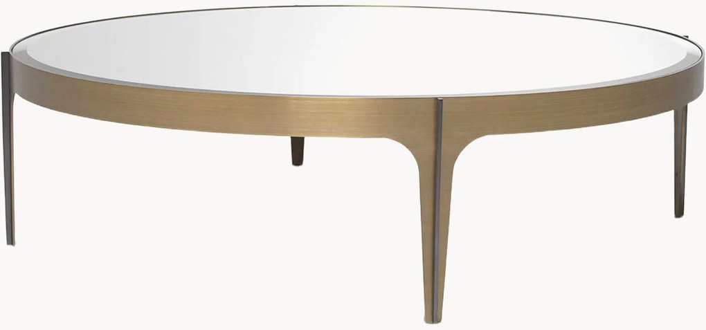 Mesa de centro redonda com tampo espelhado Artemisa