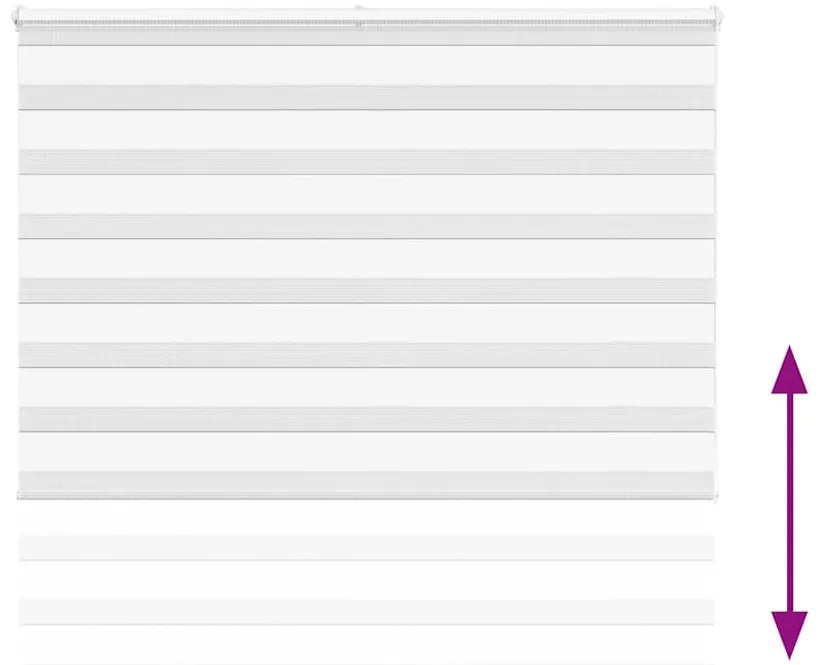 Cortina de zebra 155x200 cm largura do tecido 150,9cm poliéster