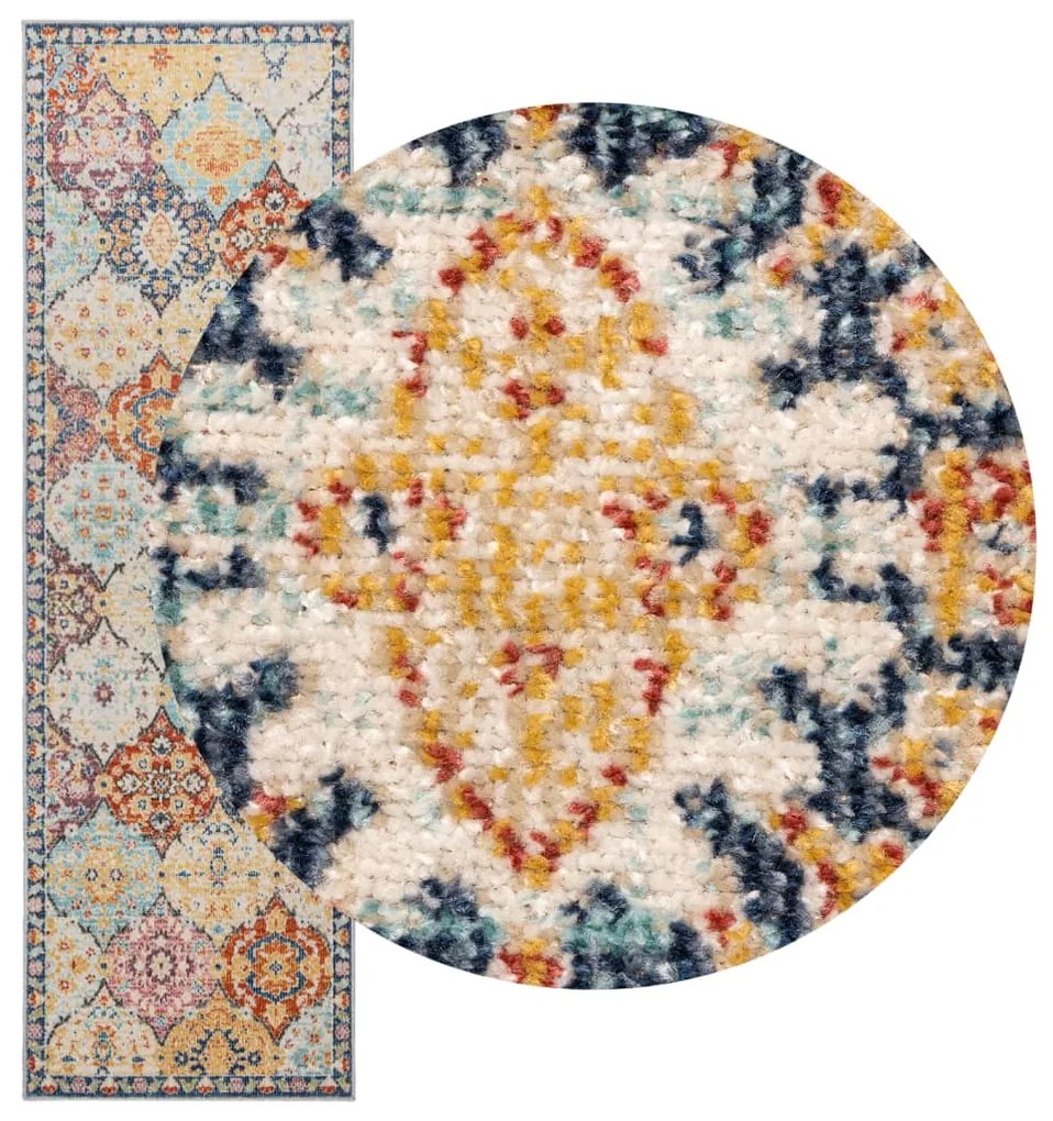Tapete de interior e exterior design vintage ARBIZU 80x250 cm