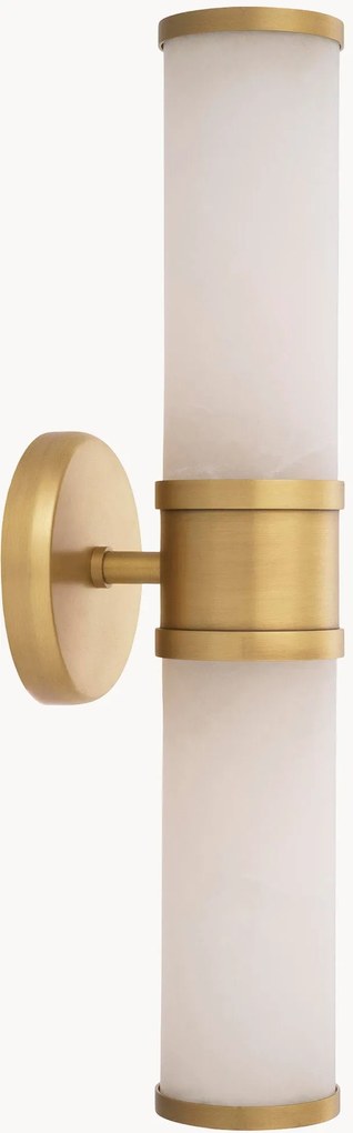 Candeeiro de parede grande em alabastro Claridges Double
