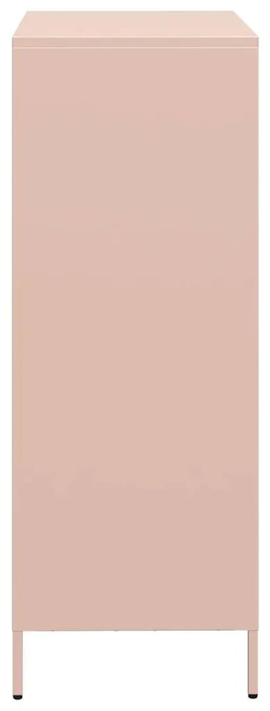 Móvel alto 68x39x103,5 cm aço rosa