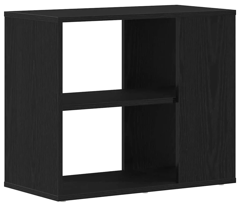 buffet vidaXL Carvalho Preto 60x30x50 cm Madeira engenheirada