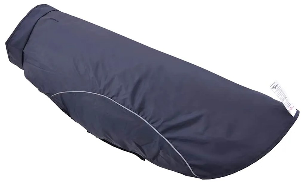 Capa de chuva para cães com tiras reflectoras azul-marinho 3XL