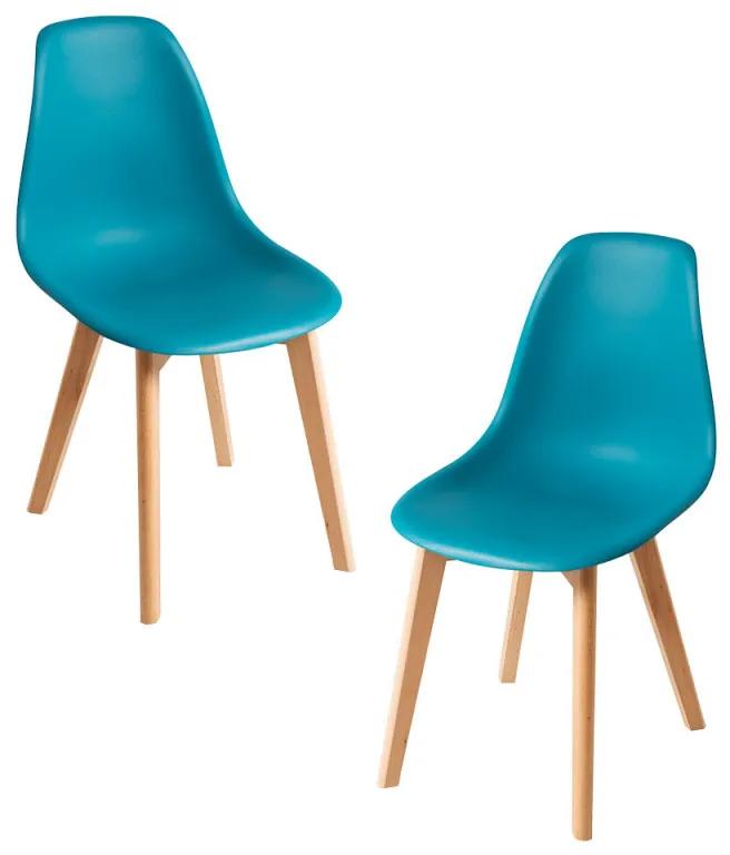 Pack 2 Cadeiras Kelen - Verde-azulado