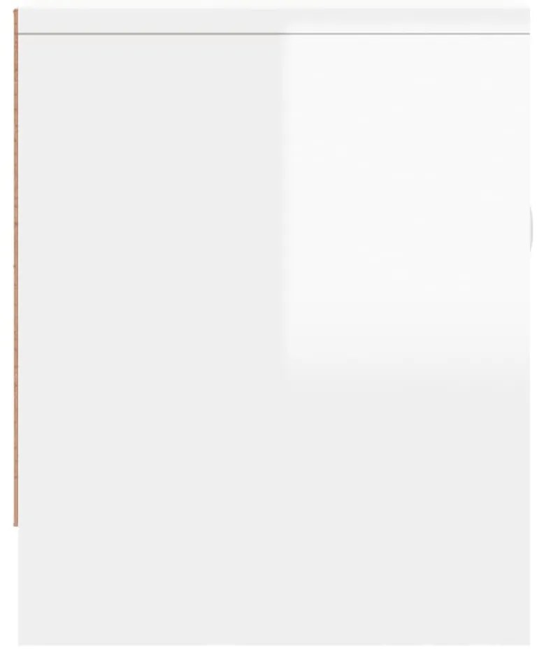 Móvel p/ TV 102x30x37,5 cm derivados madeira branco brilhante
