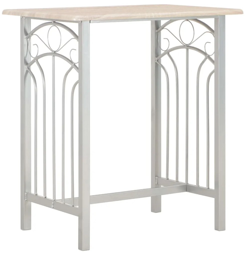 3 pcs conjunto de bar em madeira e aço