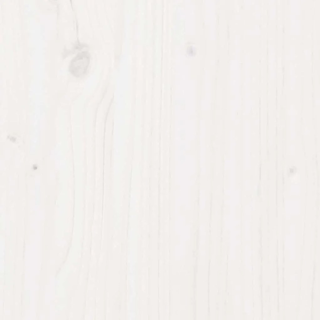 Sofá-cama com gavetão e gavetas sem colchão 90x200 cm branco