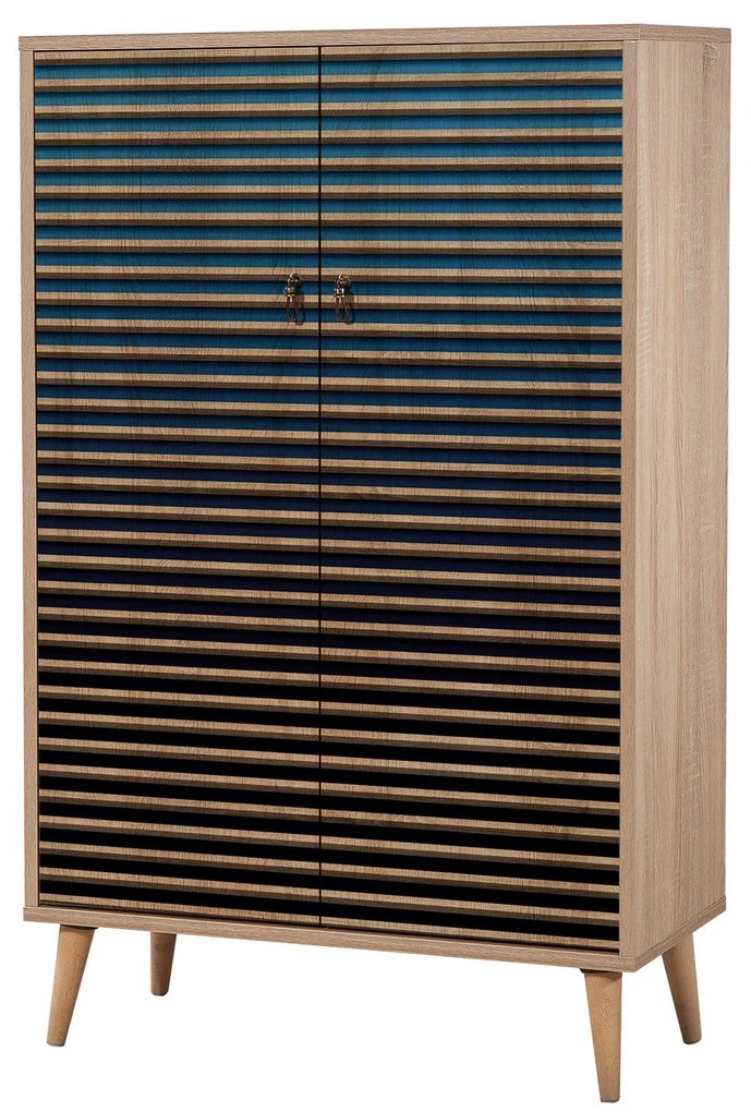 Armário Multiuso Multibox – Carvalho Sonoma – 80x127x36 cm
