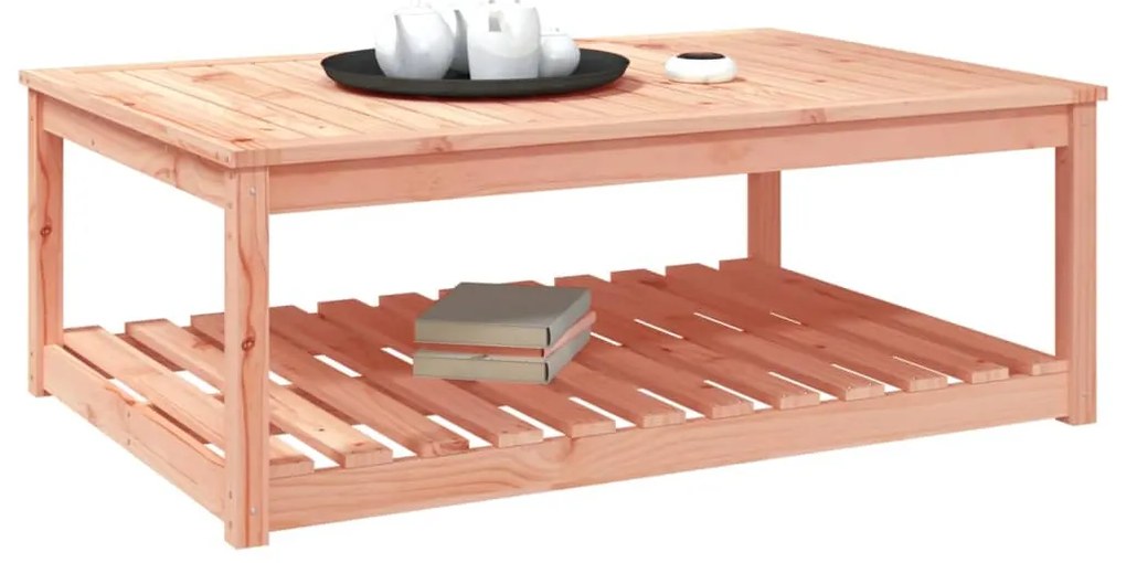Mesa de jardim 121x82,5x45 cm madeira de douglas maciça