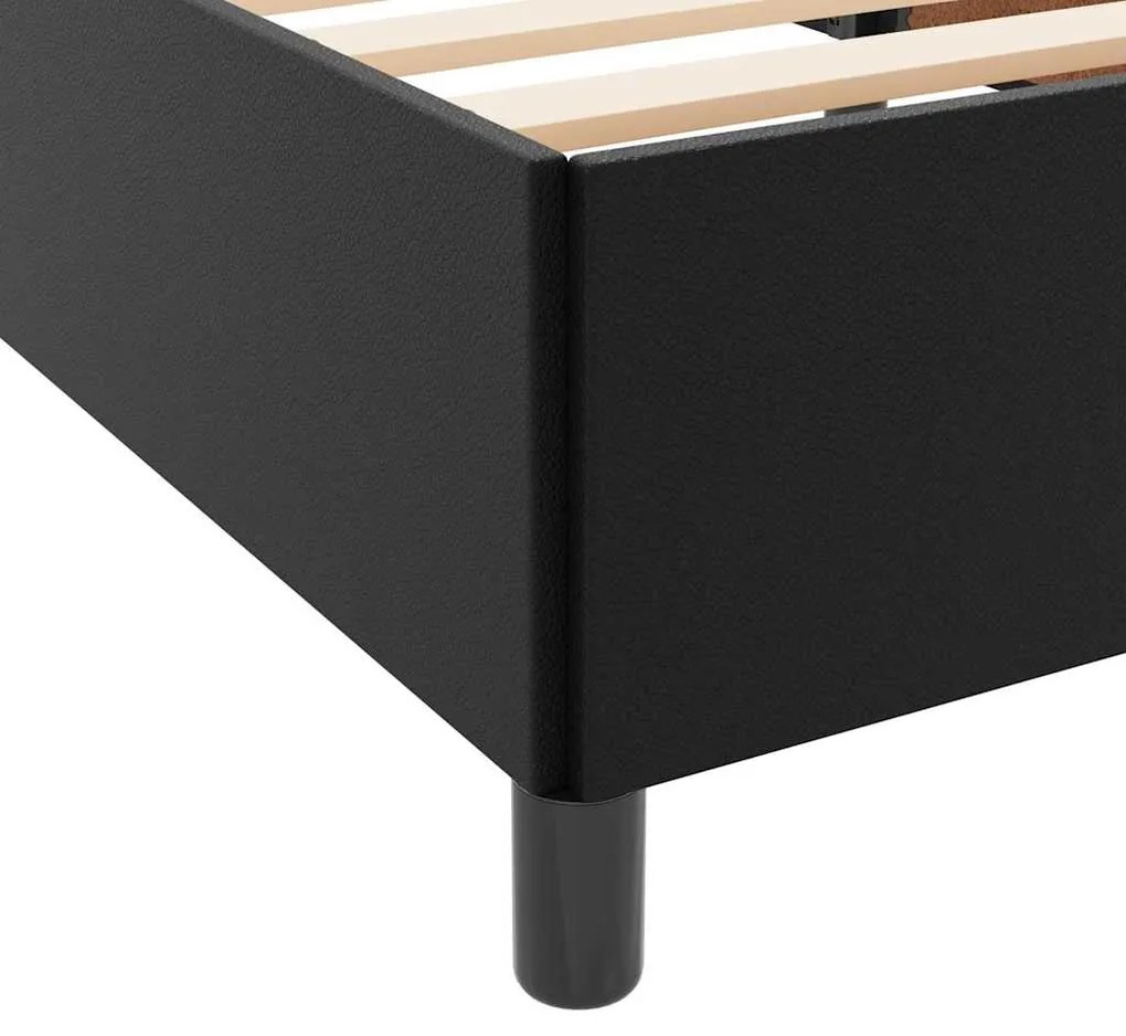 Estrutura de cama com colchão Preto 180 x 200 cm