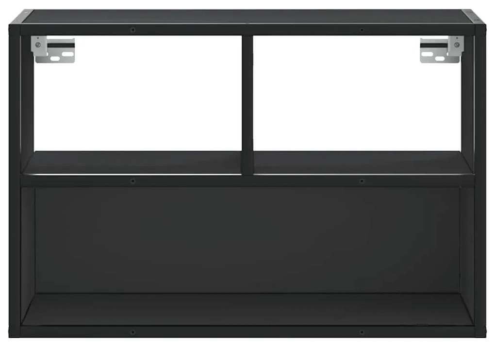 Móvel para TV 60x31x39,5 cm derivados de madeira/metal preto