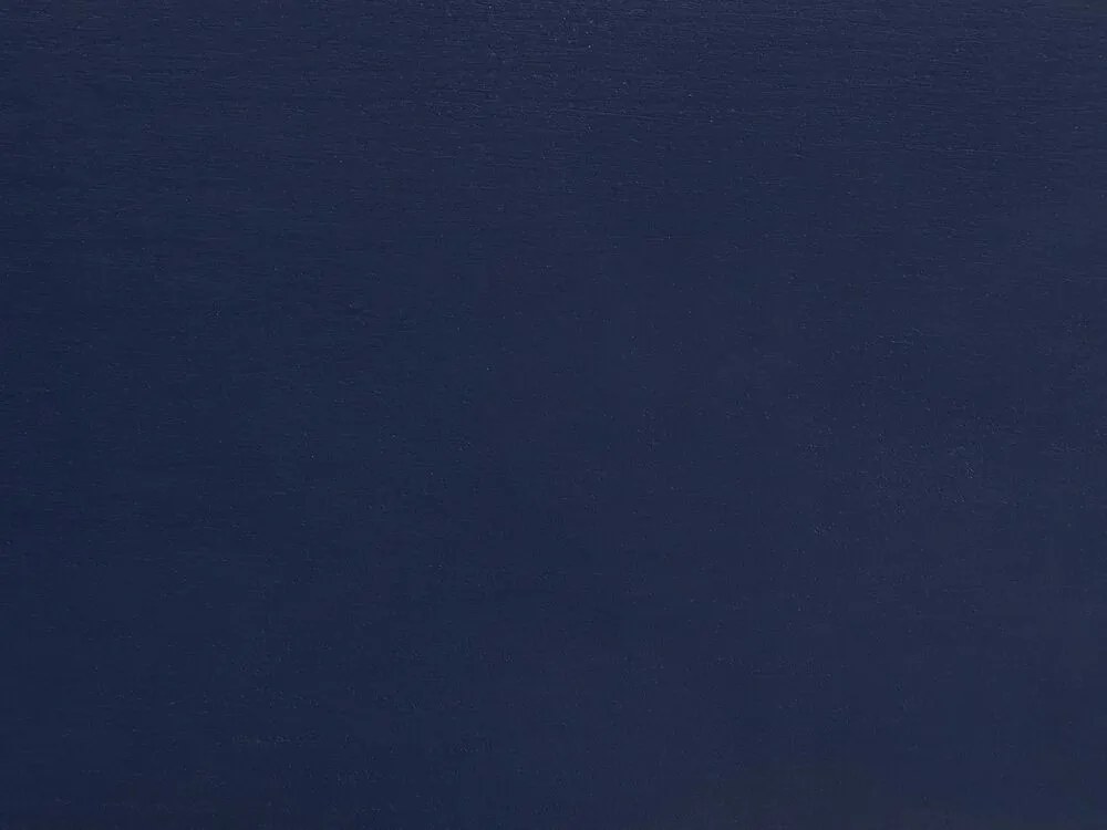 Cama de casal em madeira azul marinho 140 x 200 cm FLORAC Beliani
