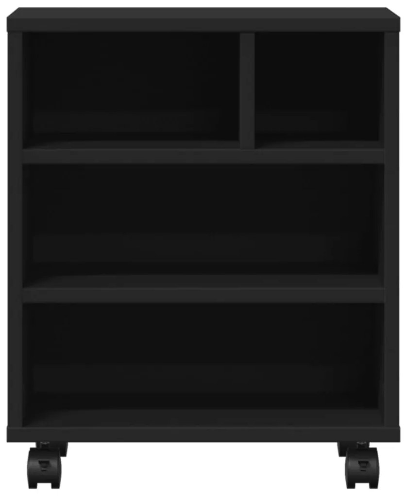 Suporte para impressora com rodas 41x32x48 cm preto