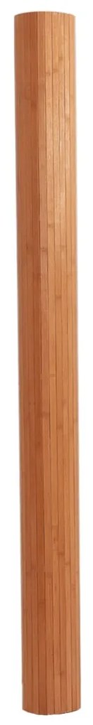 Tapete retangular 80x200 cm bambu castanho