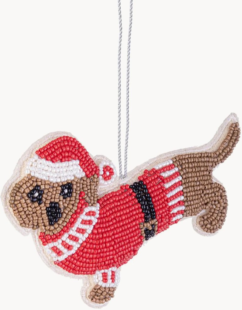Ornamentos de Natal em feltro August, conjunto de 6