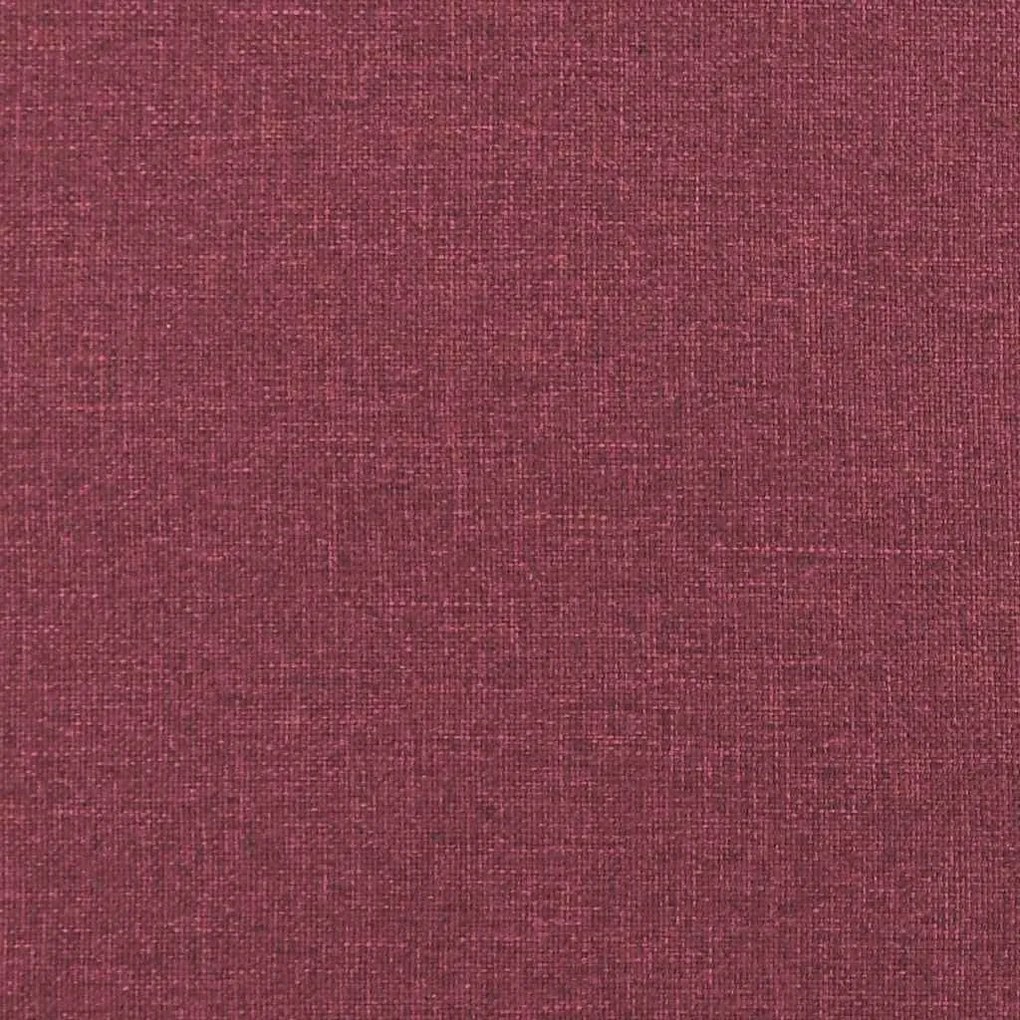 Cadeira de baloiço com banco tecido vermelho tinto