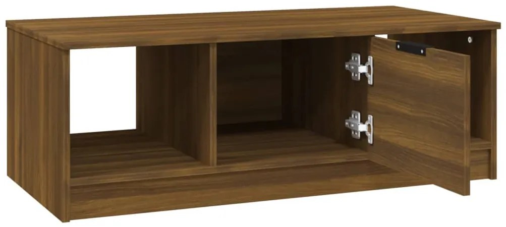 Mesa centro 102x50x36 cm derivados de madeira carvalho castanho