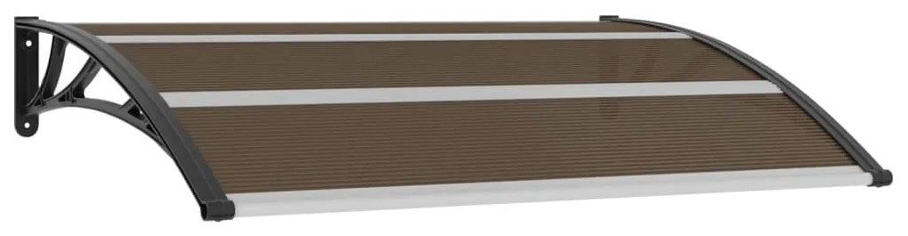 45634 vidaXL Toldo de porta 150x100 cm PC preto
