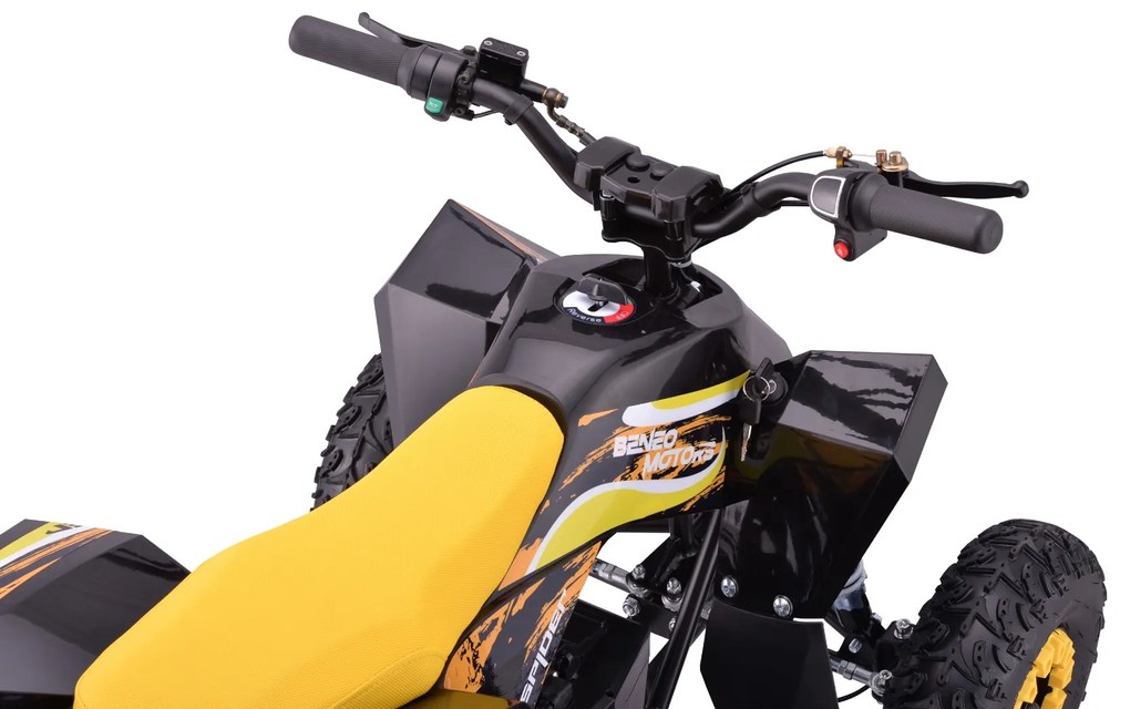 Moto 4 elétrica para crianças Motors SPIDER 1000W Amarela