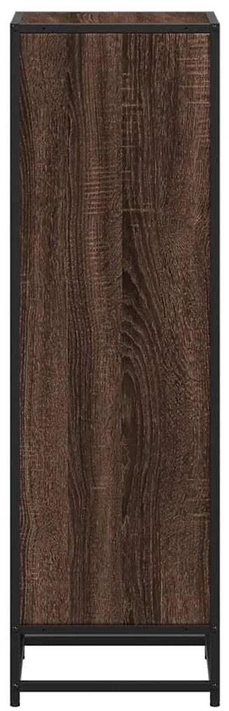 Estante 33,5x33x107,5 cm derivados de madeira carvalho castanho