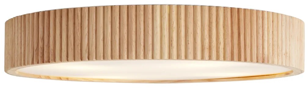 Plafon de teto Japandi madeira 60cm 5-luzes - Lyra Japandi