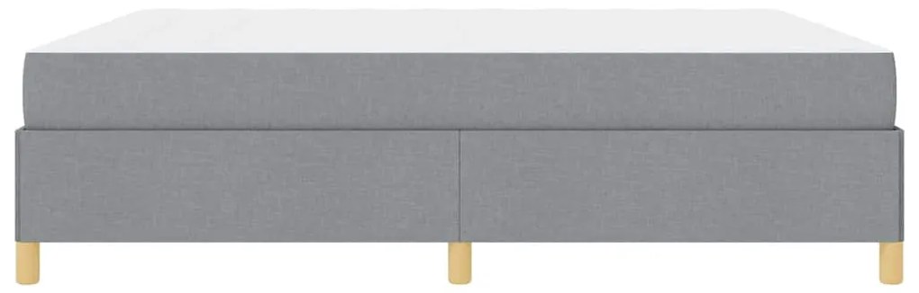 Cama Box Outros Cinza claro e Branco 180 x 200 cm tecido