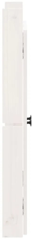 Portas de cozinha para exterior 50x9x82 cm pinho maciço branco