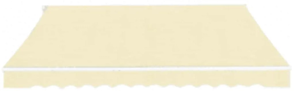 Toldo dobrável manual 600 cm creme