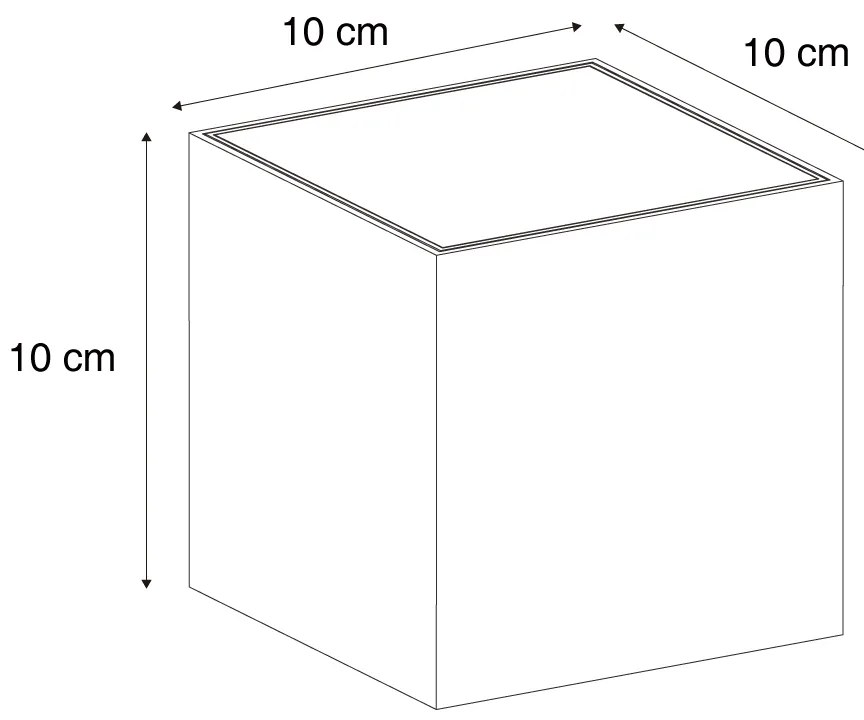 Candeeiro de Parede Exterior Preto Incl. LED IP65 Solar - Charlene Moderno