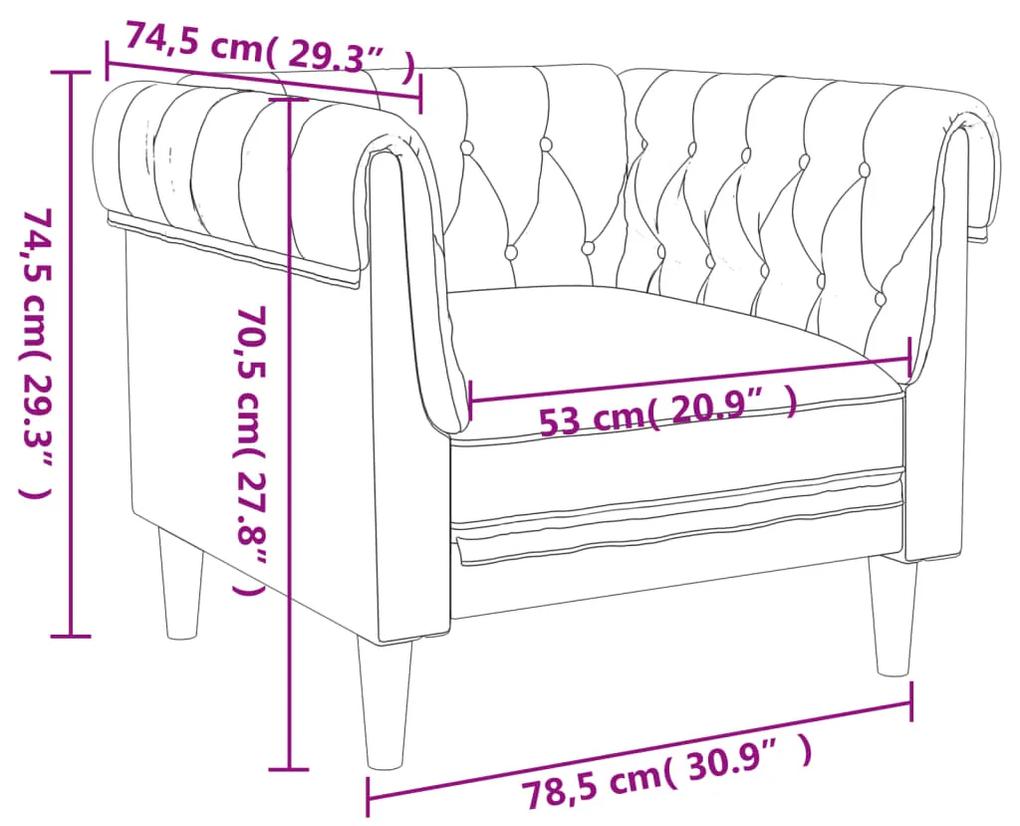 3 pcs conjunto de sofás tecido cinzento-acastanhado