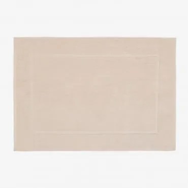 Tapete De Banho Retangular 50x80 Cm Em Algodão Danel Rosa Claro - Sklum