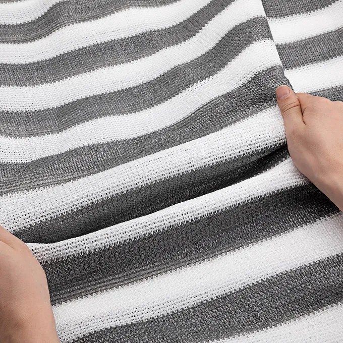 Tela de proteção para varandas 1,4x10m cinzenta/branca