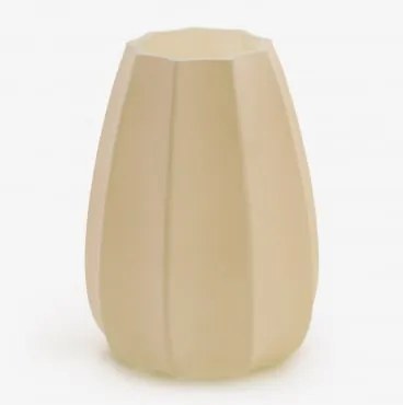 Vaso Em Vidro Pynora Crema - Sklum
