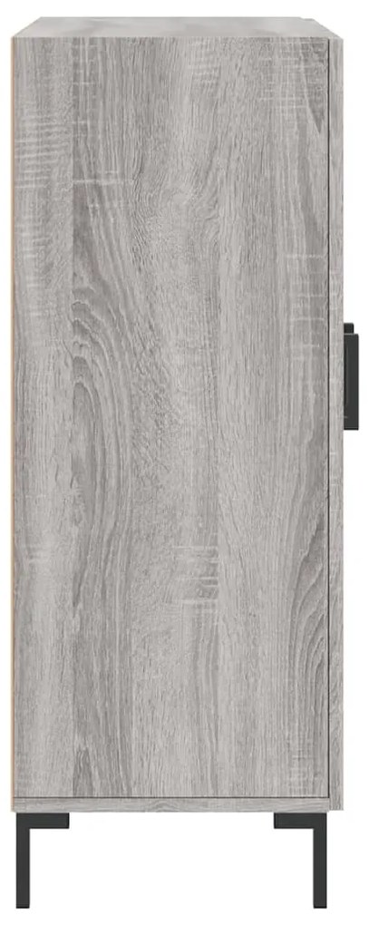 Aparador 69,5x34x90 cm derivados de madeira cinzento sonoma