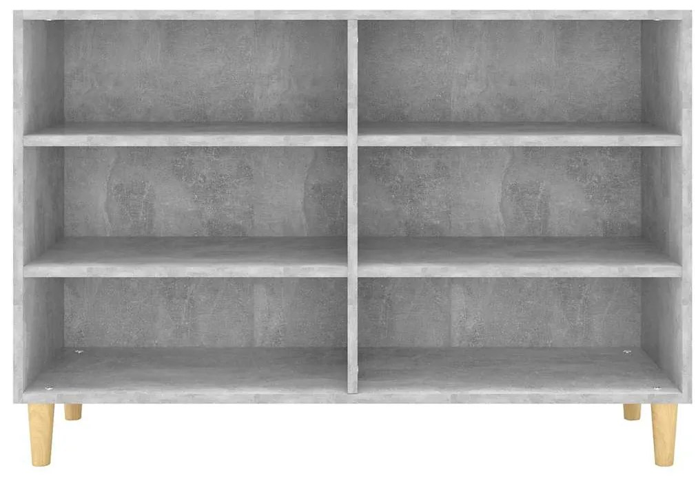 Aparador 103,5x35x70 cm derivados de madeira cinzento cimento