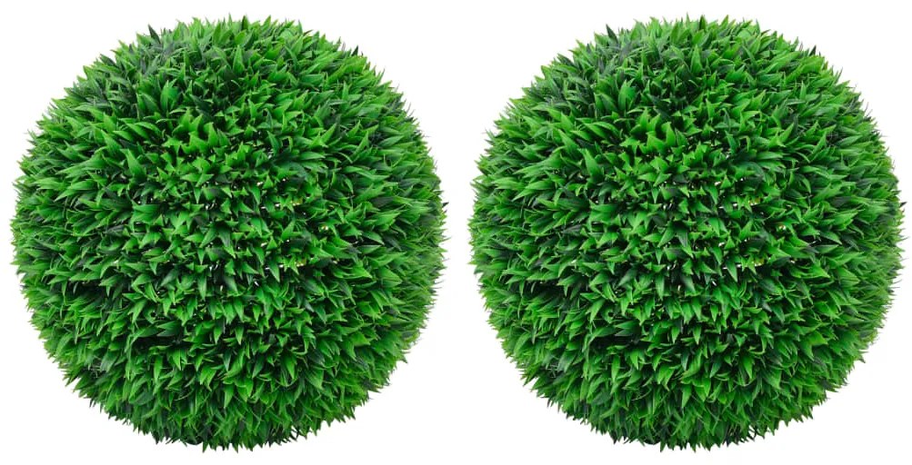 Bolas de buxos artificiais 2 pcs 55 cm