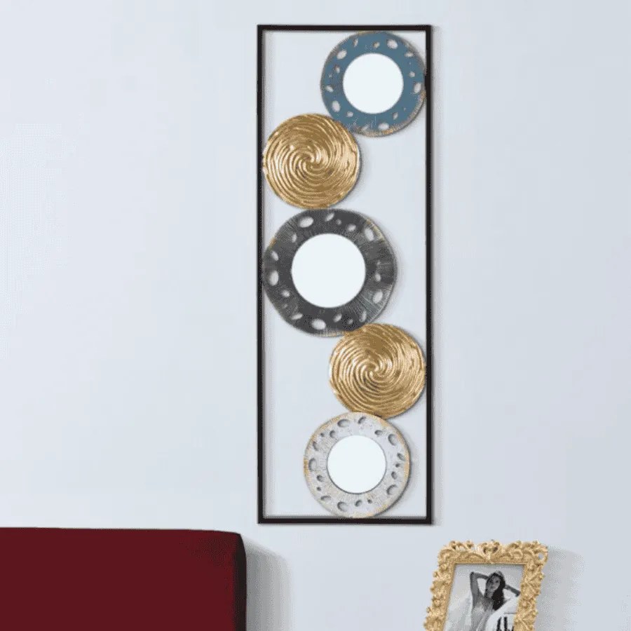 PAINEL DE PAREDE DE FERRO GLOTY RET.-B- CM 31X3X90 MULTICOLOR