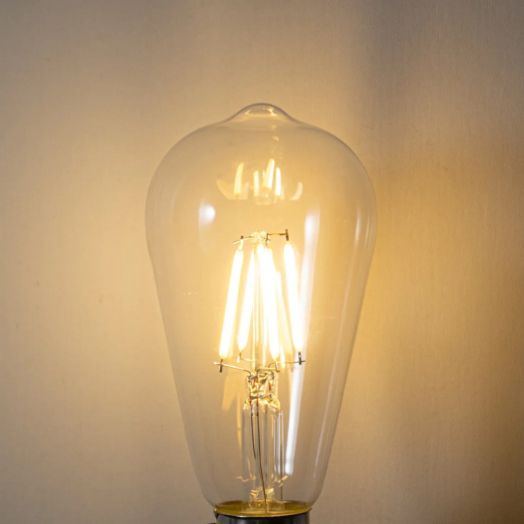 Conjunto de 5 E27 dimbare LED lamp ST64 clear 5W 450 lm 2700K