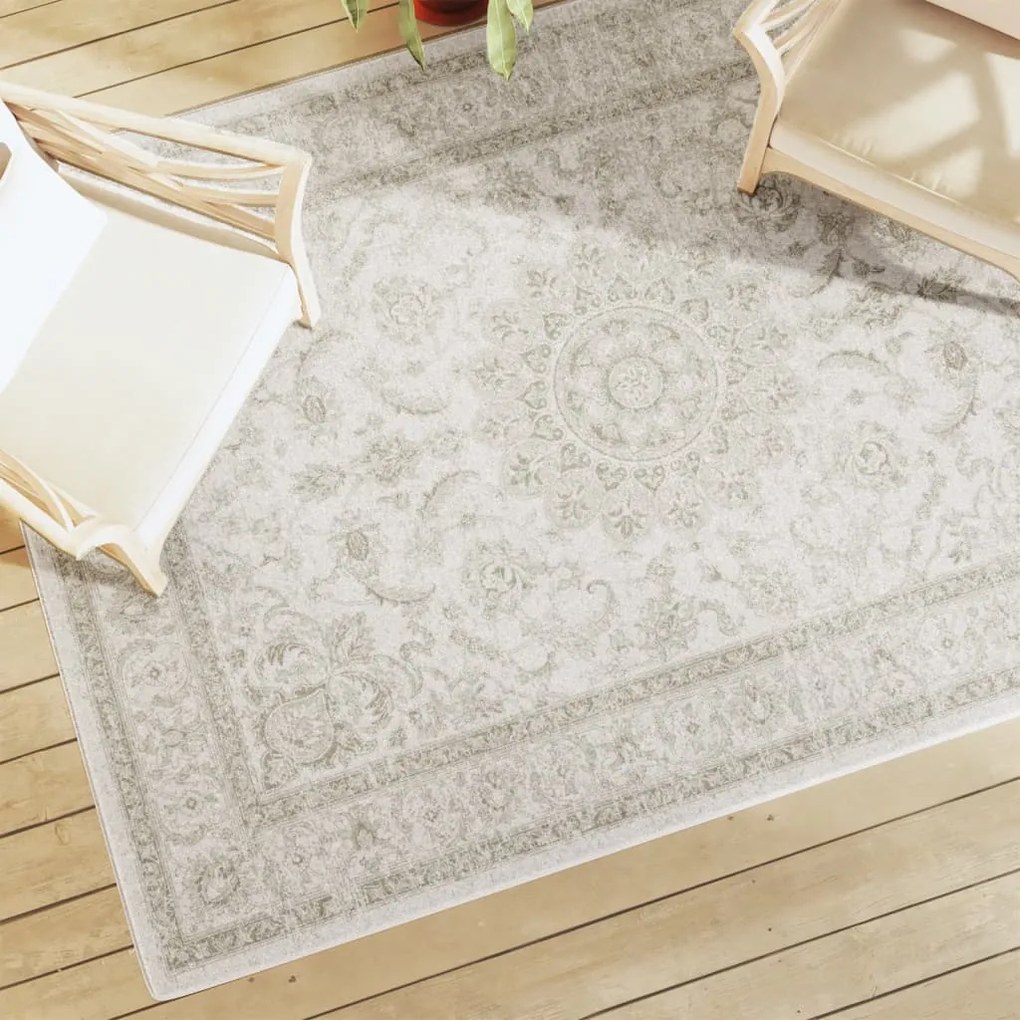 vidaXL Tapete pelo curto antiderrapante int./ext. 160x230 cm multicor