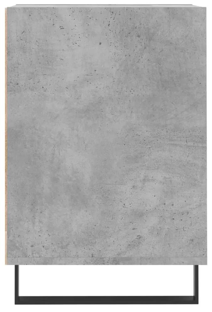 Móvel p/ TV 100x35x55 madeira processada cinzento cimento