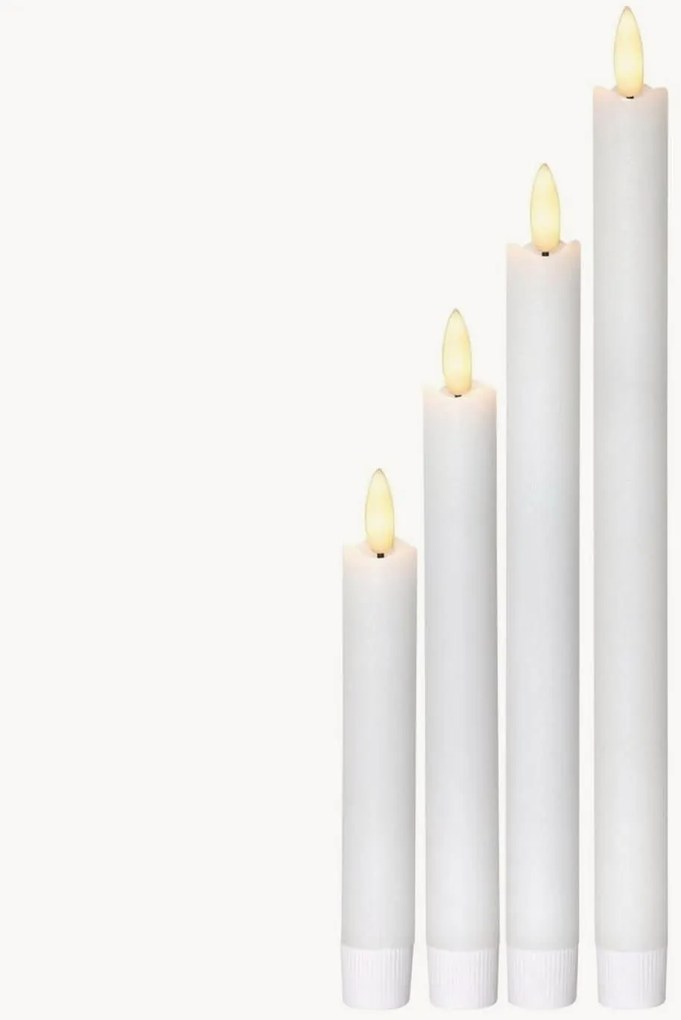 Velas LED cónicas Flame, conjunto de 4