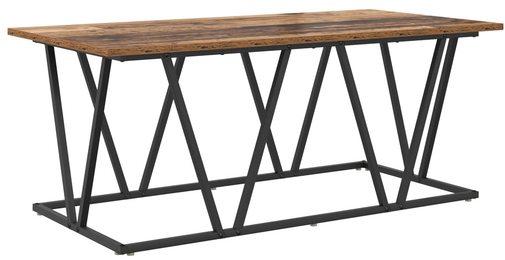 Mesa de Café vidaXL de Madeira Antiga 100x50x40 cm em Madeira Ingénua