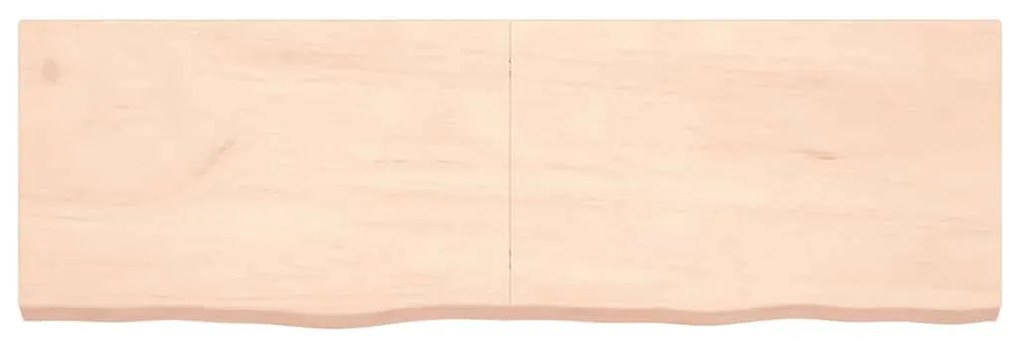 Prateleira de parede 160x50x(2-6)cm carvalho maciço não tratado