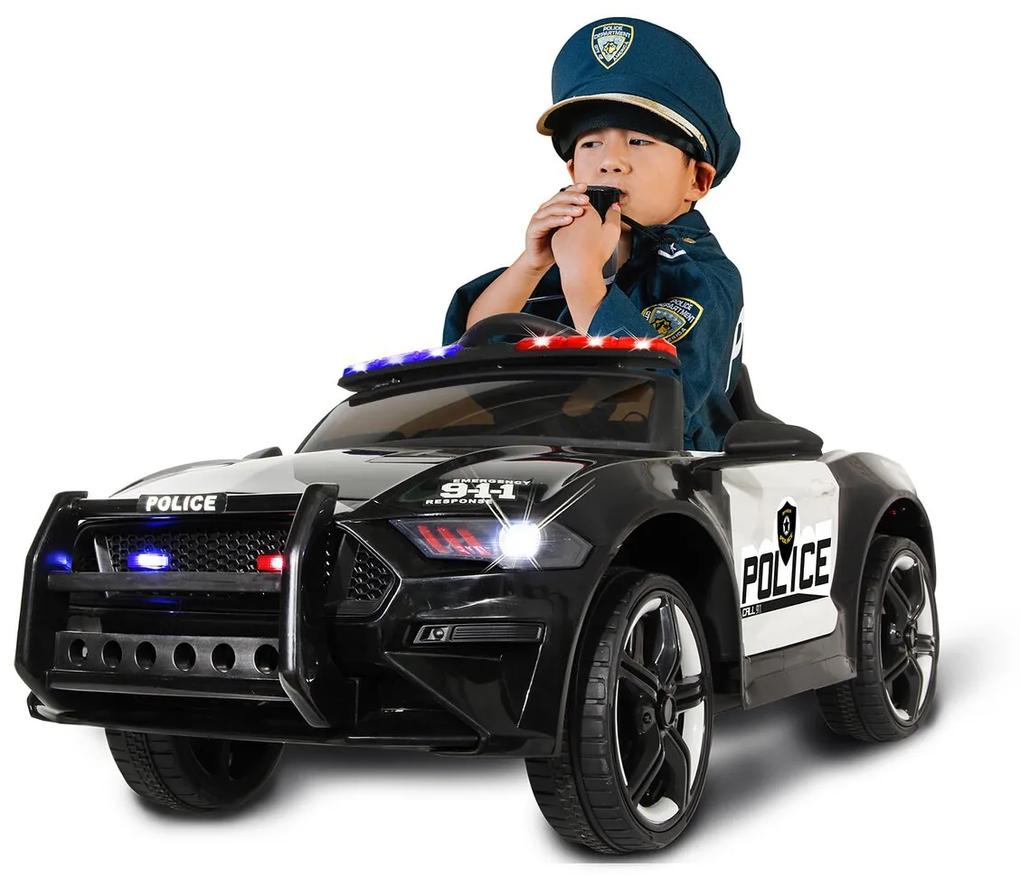 Carro elétrico infantil bateria 12V Policia USA