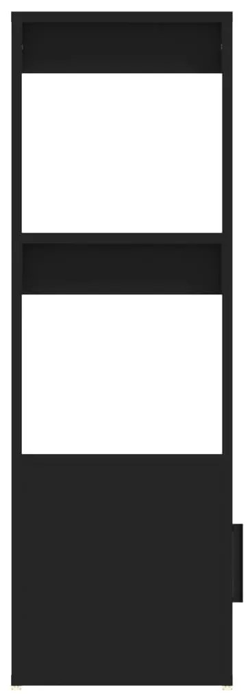 Aparador 80x30x90 cm derivados de madeira preto